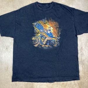 Vintage black graphic Harley Davidson Tee